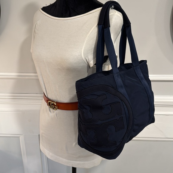 Tory Burch Bag Penny Small Nylon Logo Tote Bag - Picture 11 of 17